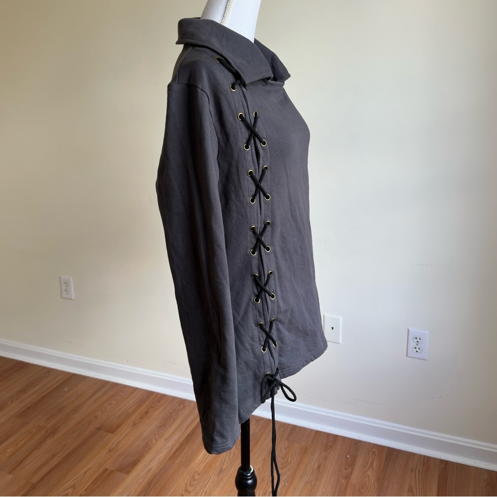 Avatar Clothing || Women's Utility Jacket in Charcoal Gray Sz L - Picture 5 of 9
